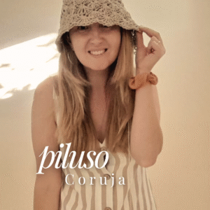 Guía de crochet-como tejer un Piluso- Piluso Coruja