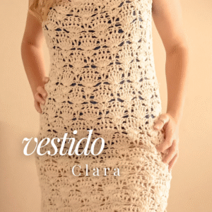 Guía a crochet-como tejer un Sweater/Reme y vestido Playero Clara