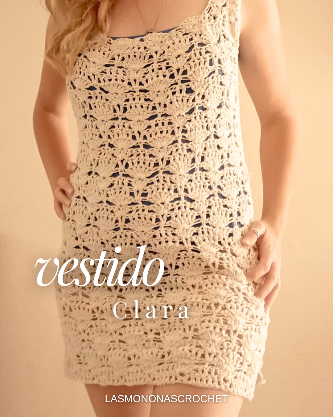Guía a crochet-como tejer un Sweater/Reme y vestido Playero Clara