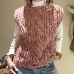 Curso online de crochet: Tejé un Chaleco a crochet con una técnica nueva para aprender a realizar trenzas ( chaleco Dominga)