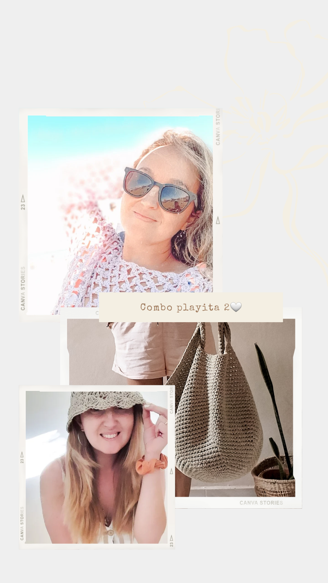 Combo Sweater + piluso + Bolso 3X2