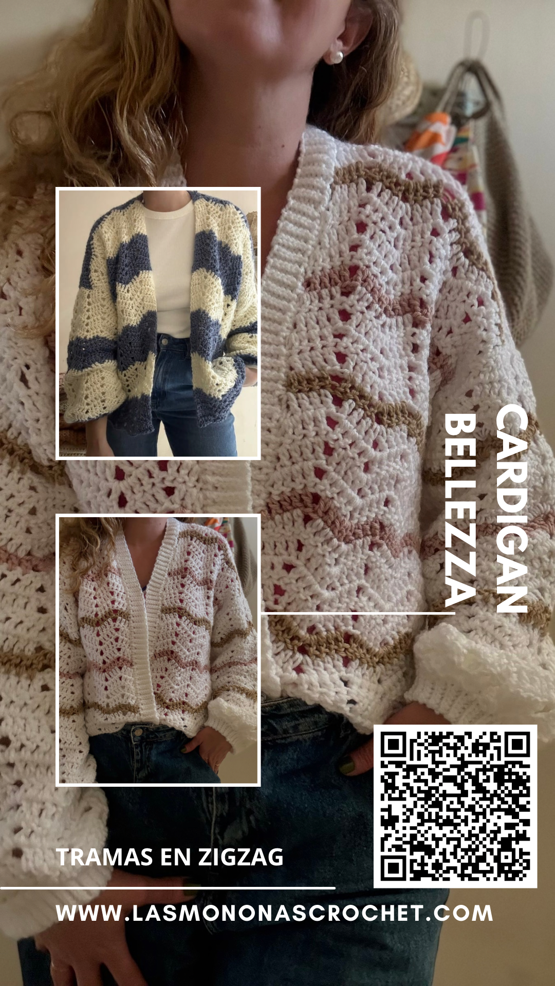 Pack crochet en Otoño 3 diseños de tejido al valor de 1 + tutorial Bolso Lola de regalo - Imagen 3