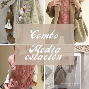 combo Primavera Bolso Lino + Chaleco Dominga