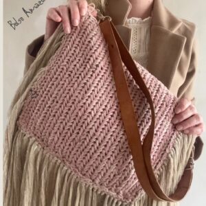 Curso online de crochet-como tejer un Bolso con Trama Espiga- Bolso Amazonas