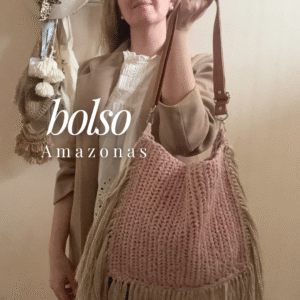 Curso online de Crochet-Como tejer un Bolso con la Trama Espiga-Bolso Amazonas