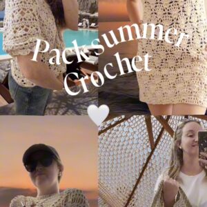 Pack Summer Crochet 3 Guías de tejido al valor de 1 : 3x1 + Patrón Bolso Lino