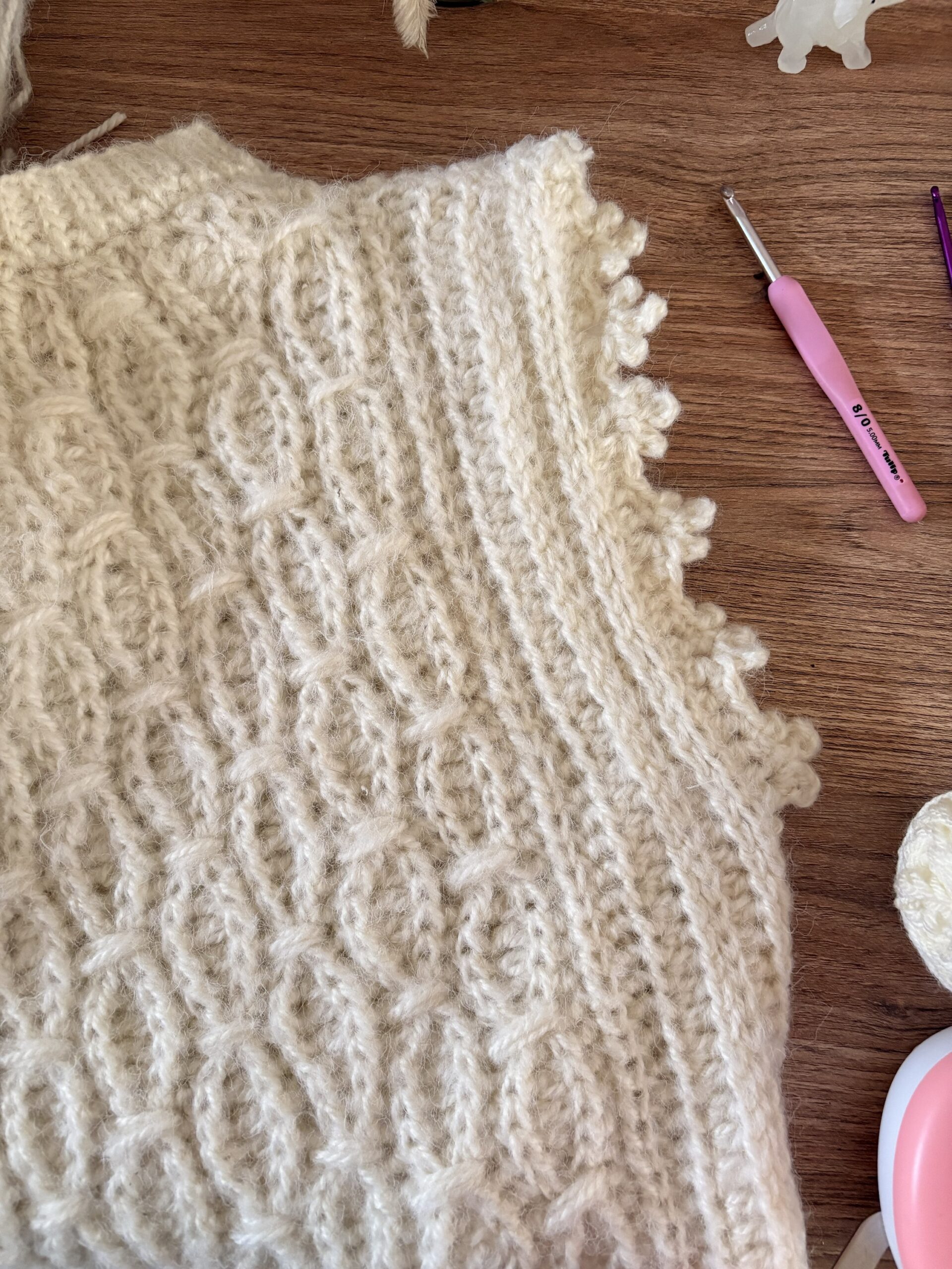 Curso online de crochet- Como tejer un Chaleco y un sweater con tres tramas hermosas / CHALECO Y SWEATER ISABELLA - Imagen 6