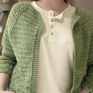 Mi Primera Chaqueta Top Down a crochet/ Chaqueta Andrew